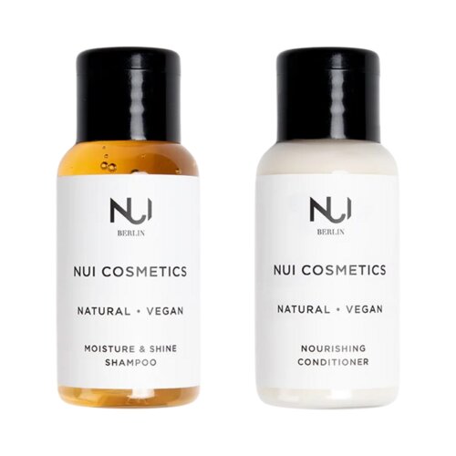 NUI Cosmetics Natural Hair Care Travel Set Cene