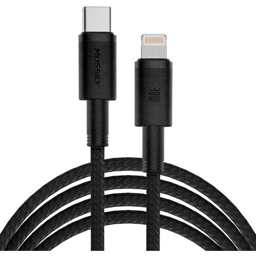 Mossily USB kabl JT193, Type-C to Lightning, 30W, 1m, Crni Slike