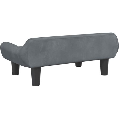  Krevet za pse tamnosivi 70x40x24 cm bar&amp;scaron;unasti Slike