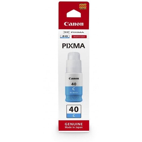 Canon ČRNILO CYAN STEKLENIČKA GI40C ZA G6040/G5040/GM2040 Slike
