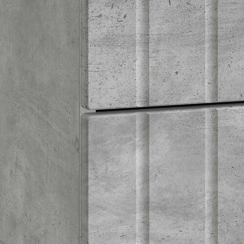  Noćni ormar s ladicama 2 pcs Betonska siva 43 x 34,5 x 49,5 cm Slike
