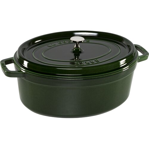 Staub La Cocotte 33cm oval, Basil green, Cast Iron Cijene