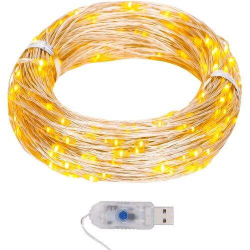vidaXL Mikro LED lučke na vrvici 40 m 400 LED toplo bele 8 funkcij Cene