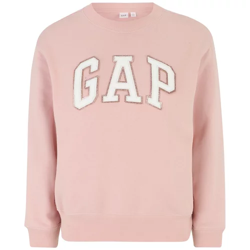 Gap Petite Sweater majica 'HERITAGE' svijetloroza / bijela