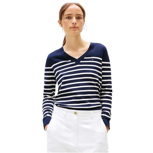 Tommy Hilfiger ženski džemper sa v izrezom THWW0WW40098-0A5 Cene