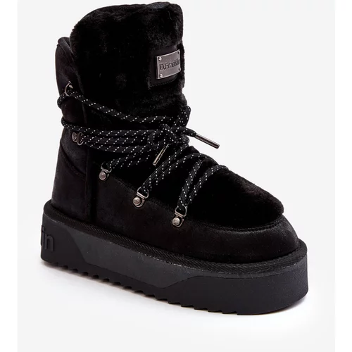 Kesi Vegan platform shoes waterproof D.Franklin black