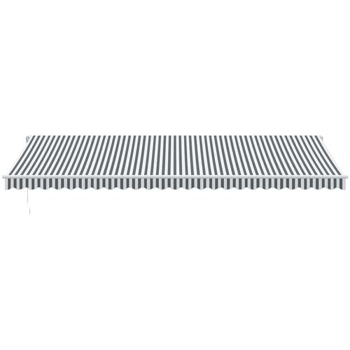 vidaXL Ročno zložljiva tenda antracit in bela 600x300 cm Cene