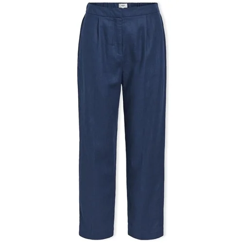 .OBJECT Wella Trousers - Dark Denim Plava