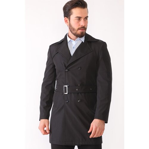 Dewberry PLT8321 MEN'S OVERCOAT-BLACK Slike