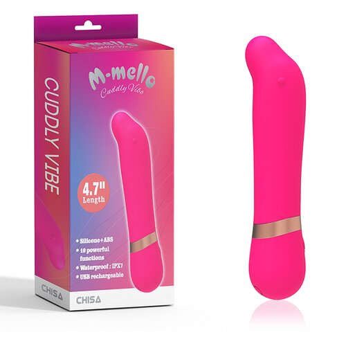  Cuddly Vibe Silikonski Vibrator, Roze, 12 cm Cene