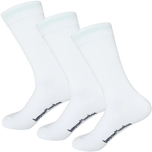 Benysøn 3PACK socks high bamboo white