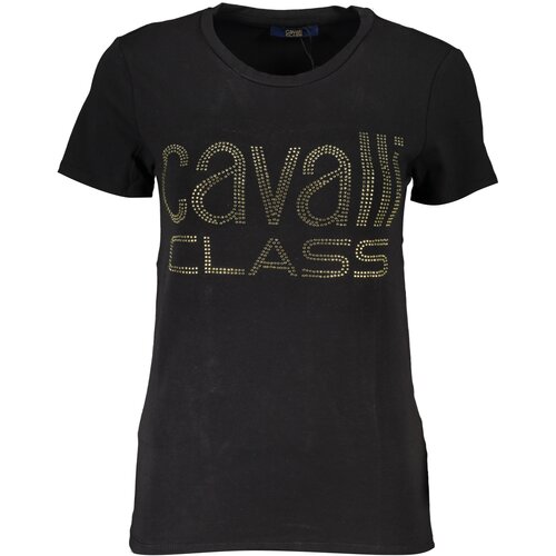 Cavalli Class WOMEN&#39;S SHORT SLEEVE T-SHIRT BLACK Cijene