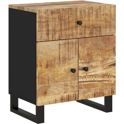 Maison Chic Nočna omarica - Nočna miza 50x33x60 cm trden mangov les in inženirski les, (21689990) Slike