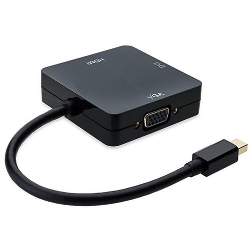E-green Mini DisplayPort - HDMI + DVI-I Dual Link + VGA D-Sub crni Slike