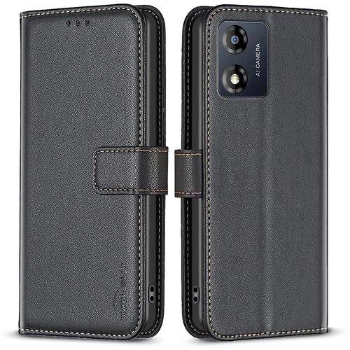 INORCO BINFEN COLOR BF17 za Motorola Moto E13 4G torbica za telefon s preklopno denarnico, PU usnjeno stojalo, magnetni pokrov, (22036767) Slike