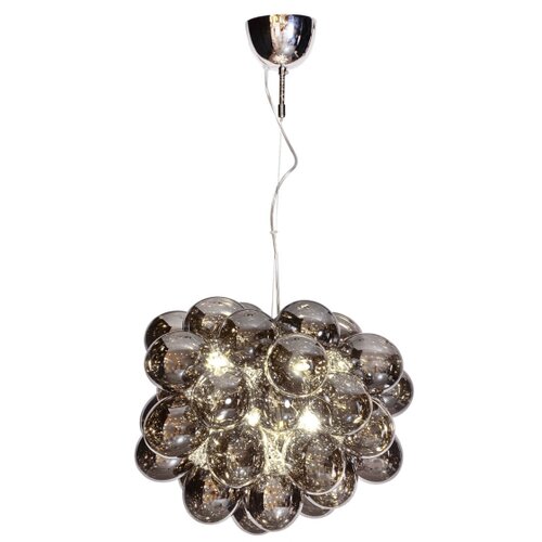  ByRydens 4200440-4505 - Visilica na sajli GROSS 8xG9/4W/230V dimljena/crna Slike