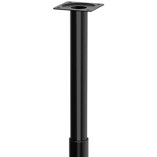WALTECO Teleskopska noga za namještaj (Š x D: 3 x 3 cm, Promjer: 3 cm, Podešavanje po visini: 30 cm - 50 cm, Nosivost: 30 kg, Čelik, Crna) Cijene