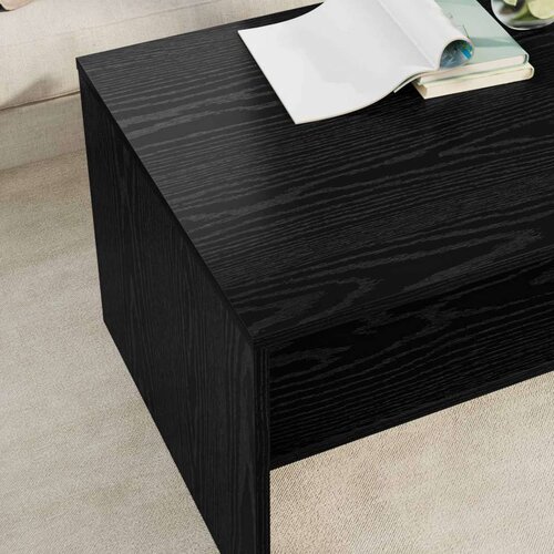  Stolić za kavu Crni hrast 80 x 50 x 40 cm Konstruirano drvo Slike