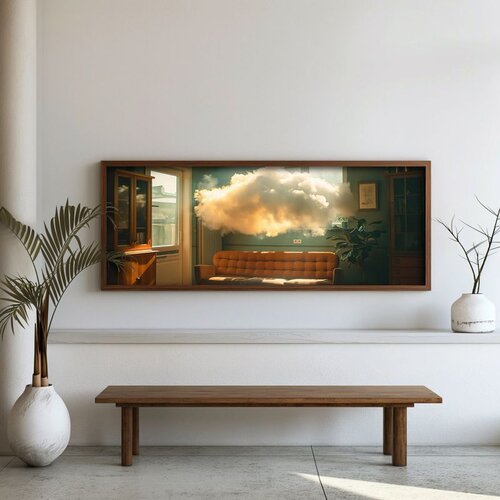 WALLXPERT FAH173-150 Multicolor Decorative Framed MDF Painting Cene