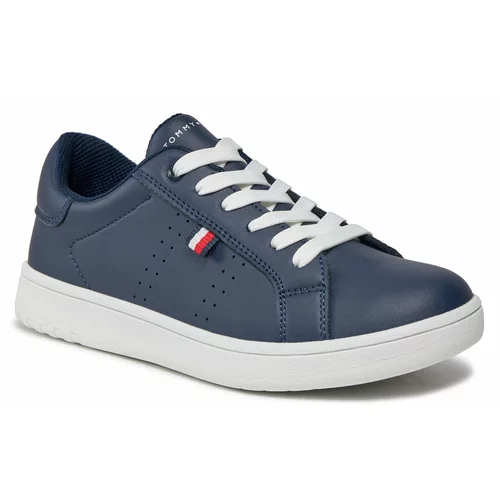 Tommy Hilfiger Superge Low Cut Lace Up Sneaker T3X9-33348-1355 S Blue 800
