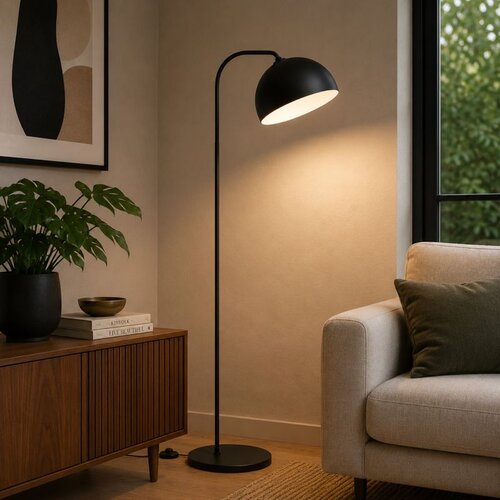 Opviq podna lampa Yaka-18700, 1 × E27, crna Cene