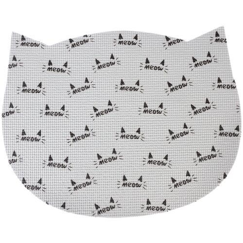 zooplus Basics podložak za zdjelicu, u obliku mačke - D 48,2 x Š 38 x V 0,5 cm Cijene