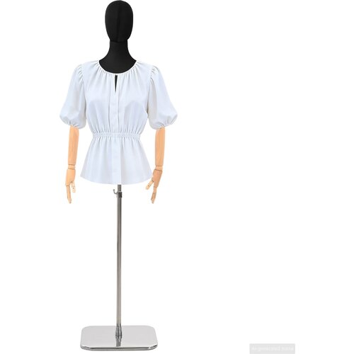  Podesivi maneken 165-213 cm s postoljem Žena PP Crna Slike