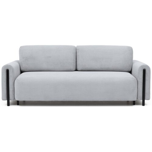 ELTAP Siva sklopiva/s prostorom za odlaganje sofa od samta 244 cm Arcadova &ndash; Cijene