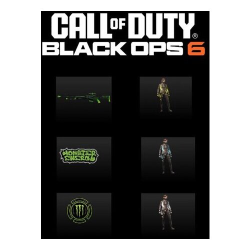 CoD Website Call of Duty: Black Ops 6 - Exclusive Monster Energy Full Set Pack + 30 Min Double XP + 15 Min Weapon XP (DLC) (PS4/PS5/XBOX ONE/XBOX SERIES X/PC) Official Website Key GLOBAL Cene