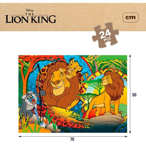  Otro&amp;scaron;ke puzzle The Lion King Dvostransko 24 Kosi 70 x 1,5 x 50 cm (12 kosov) Slike