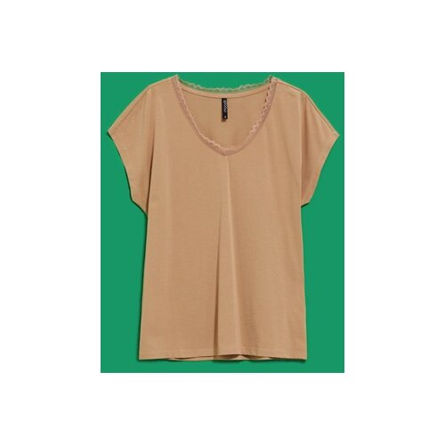 Moodo WOMEN&amp;#039;S T-SHIRT L-TS-4032 DBEIGE Slike