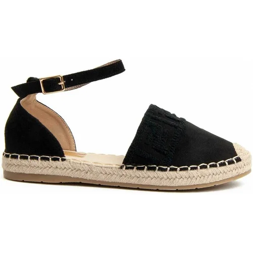 Leindia Espadrile 91236 Črna