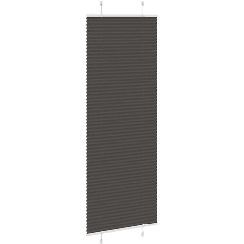  Plisirana zavjesa Crna 75x200 cm &amp;Scaron;irina tkanine 74,4 cm Poliester Slike