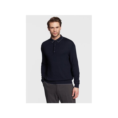 United Colors Of Benetton Pulover 1025U300C Mornarsko modra Regular Fit Slike