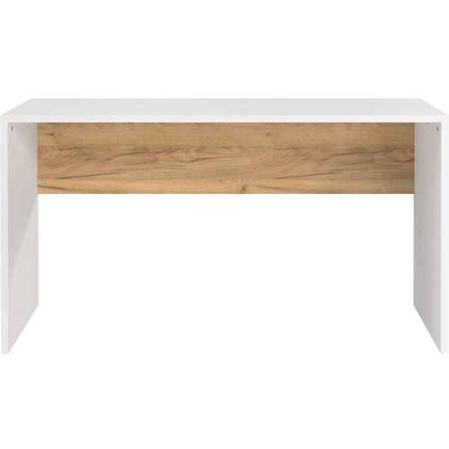 Germania Pisalna miza z belo mizno plo&amp;scaron;čo 60x140 cm Hasselt &amp;ndash; Slike