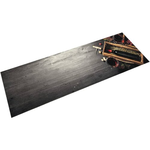 vidaXL Kuhinjska preproga pralna steklenica vina 45x150 cm žamet Cene
