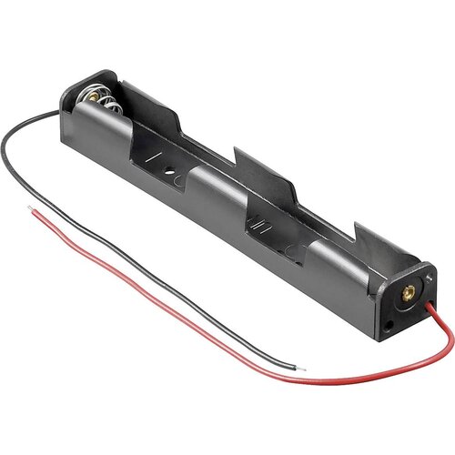 Goobay 11983 nosilec baterij 2x Mignon (AA) kabel (D x &Scaron; x V) 109 x 16.6 x 14 mm Držalo za baterijo Kabel (D x &Scaron; x V) 109 x 16.6 x 14 mm, (20829153) Cene