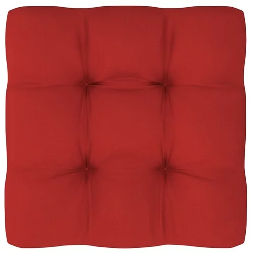  Blazina za kavč iz palet rdeča 70x70x10 cm