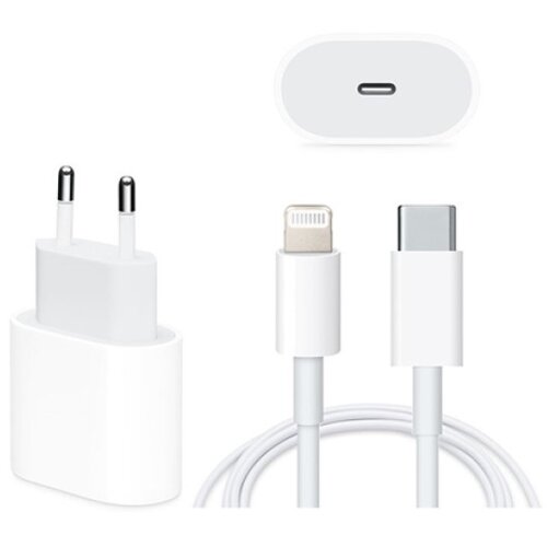 Apple original punjač iphone 20W usb c adapter+kabel usb c na lightning outlet Cene