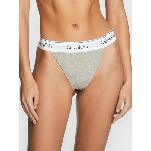 Calvin Klein Underwear Tangice 000QF7013E Siva