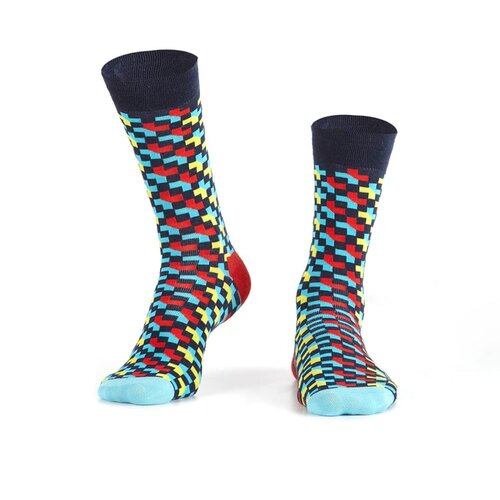 Fasardi Men's colorful socks with crosses Slike