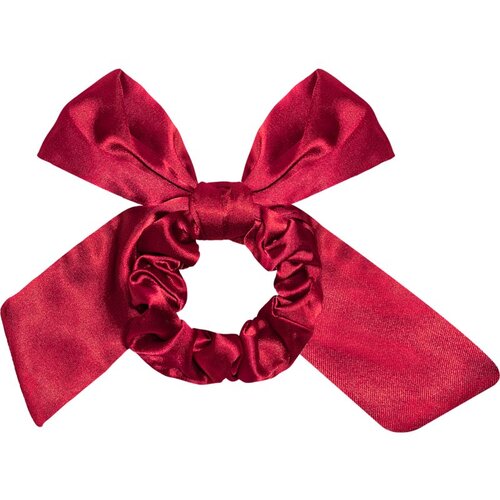 Notino Grace Collection Satin bow scrunchie gumica za kosu 1 kom Slike