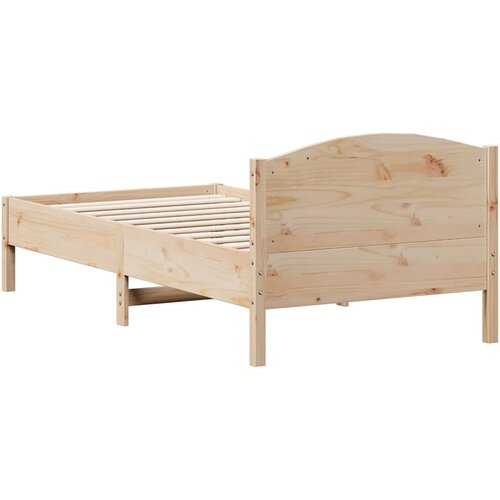  Okvir kreveta bez madraca 75 x 190 cm od masivne borovine Slike