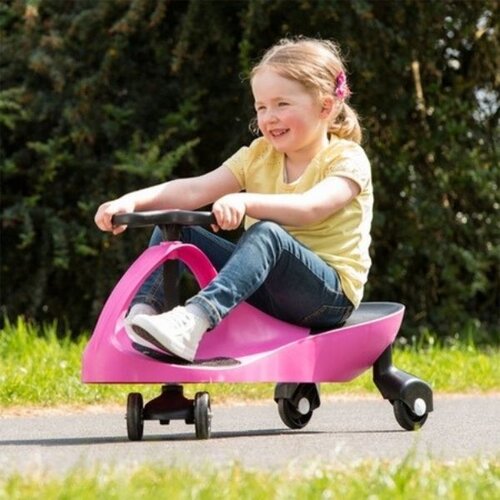 Bobocar Avto brez pedal z gumijastimi kolesi - roza barve Cene