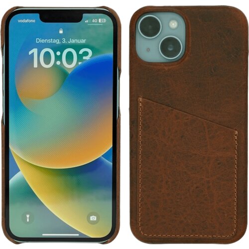 Wachikopa maska za iPhone 13, Držač za kartice, Koža, Smeđe boje Cijene