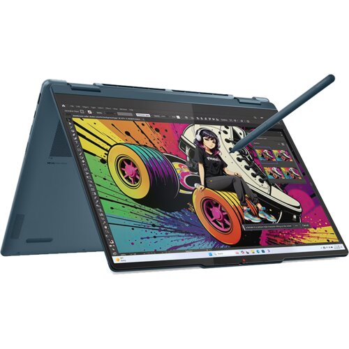 Lenovo Yoga 7 2-in-1 14AKP10 83JR0027SC 14" WUXGA OLED Touch 600nits, AMD Ryzen 7 350(Ai) 24GB DDR5/1TB SSD M.2,/Tidal Teal/Alu/2y Cijene