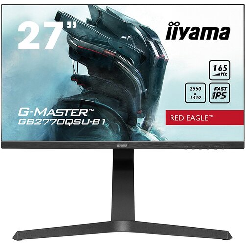 Iiyama Monitor LED GB2770QSU-B6 27" Fast IPS Gaming 2560 x 1440 @180Hz 400 cd/m&sup2; 1200:1 0.2ms HDMI DP 4xUSB 3.2 swivel, tilt, pivot (rotation both sides) Cijene