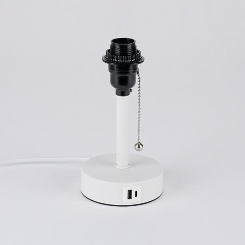  Brilagi - Stona lampa sa USB portom TABLON 1xE27/25W/230V bela/crna Slike
