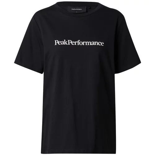 Peak Performance Tehnička sportska majica crna / bijela