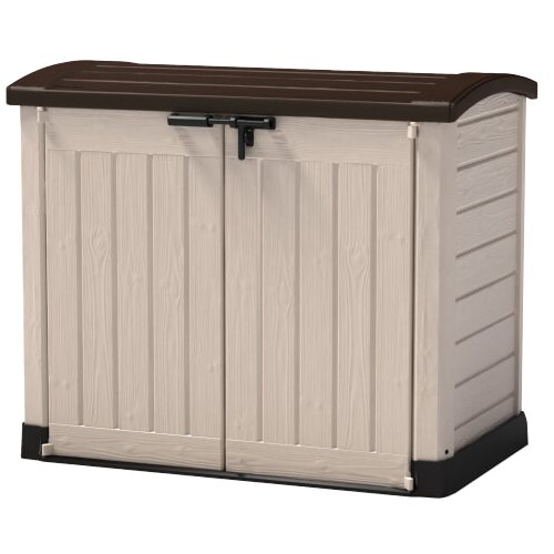 Keter Zaboj za shranjevanje Store It Out Arc (d 146 x &amp;scaron; 82 x v 120 cm, umetna masa, rjava) Slike